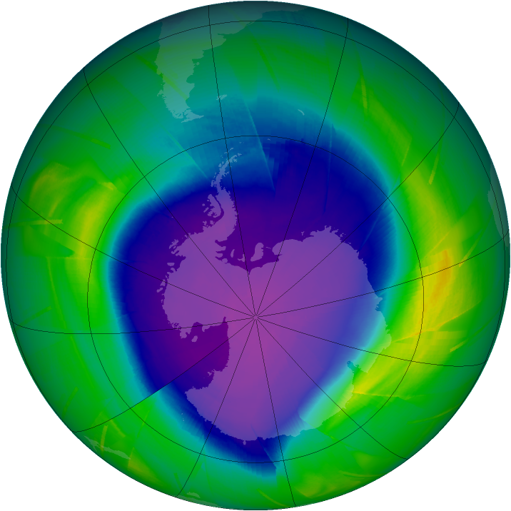 Ozone Map 2009-09-28